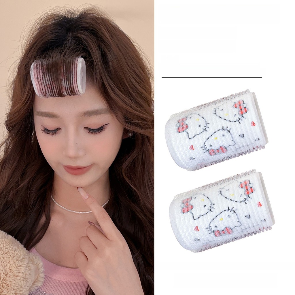 Hello Kitty Air Bangs Curling Tube ม้วนผมหน้าม้าหน้าผากสไตล์เกาหลี
