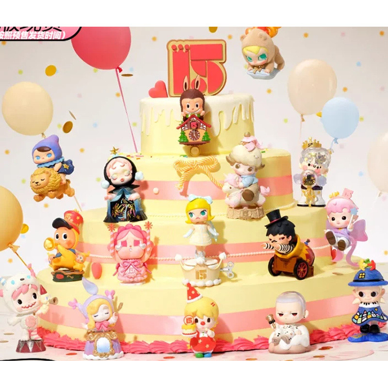 POPMART ครบรอบ 15 ปี ฉลอง Moment Series กล่องปริศนา Hirono Labubu Starman SP DIMOO รูป