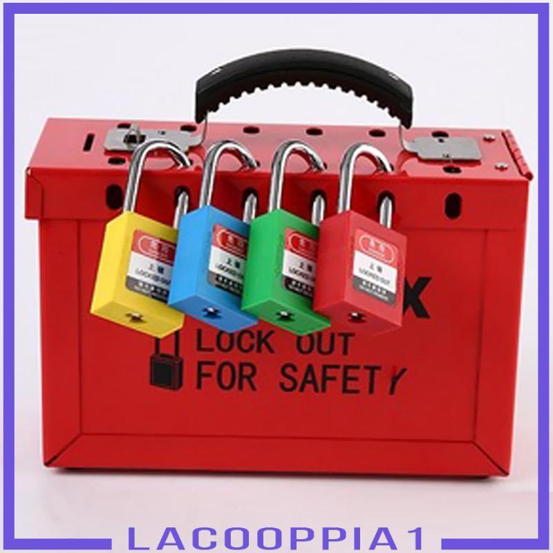 [Lacooppia1] LOTO Box Safety Lockout Lockอุปกรณ์จัดเก็บ,สูงสุด 12 กุญแจ,ทําจาก