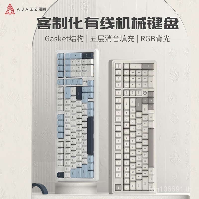 Black Jue ak980 คีย์บอร์ดเชิงกลแบบมีสายเกมเล่นเกมที่กําหนดเองคอมพิวเตอร์สํานักงานโน๊ตบุ๊คเด็กชายโดยเ