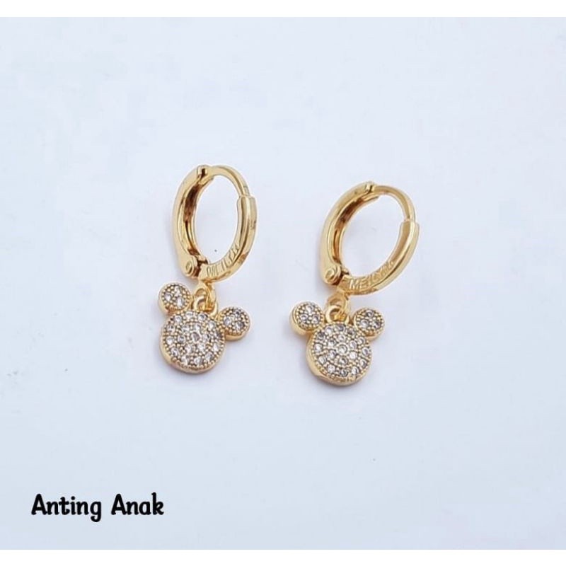 ต่างหูเด็กผู้หญิง Mikey Mouse ต่างหู Xuping ACTIVE