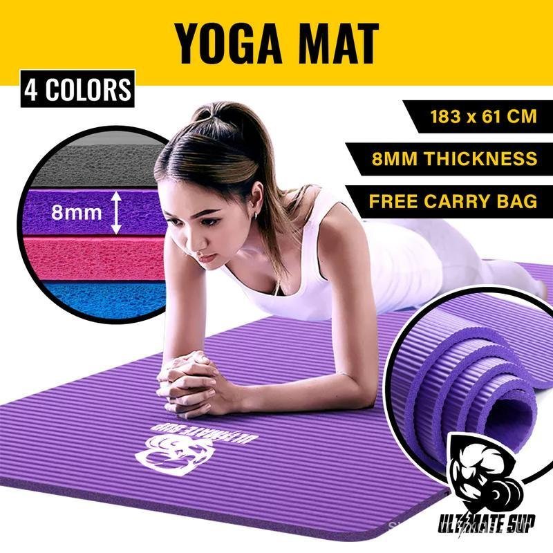 Ultimatesup NBR Yoga Mat, Exercise Mat Pilates Mat