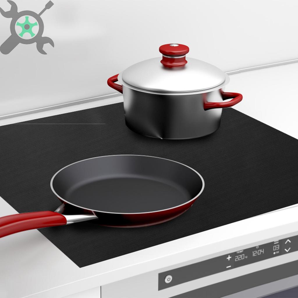 ขนาดใหญ่ Induction Cooktop Protector Mat Reusable Induction Cooktop Cover Induction Hob Protector Pa