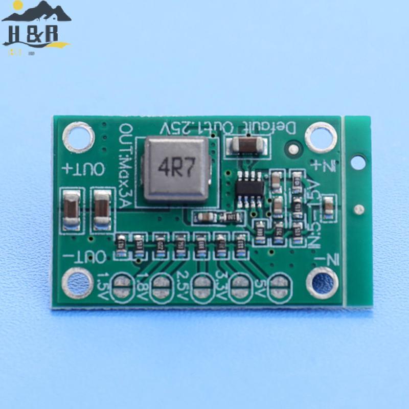 H&B Oct DC แรงดันไฟฟ้า Step Down โมดูล 5-16V ถึง 1.25V 1.5V 1.8V 2.5V 3.3V 5V 3A {th}