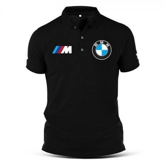 [ PROMOSI ] HD PRINTING BM-W IMM MOTOR DESIGN 200GSM PREMIUM COTTON POLO SHIRT