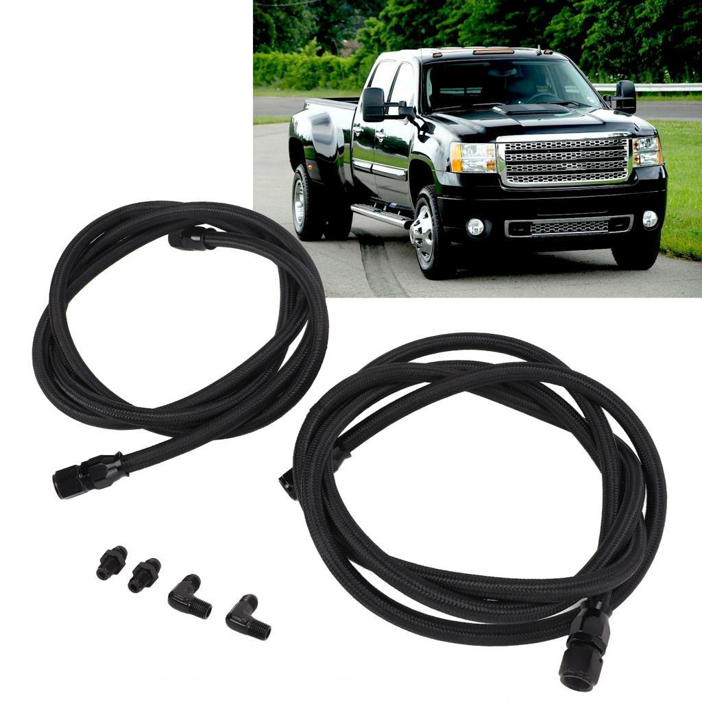 700R4 TH350TH400 Trans ท่อสายน้ำมันเชื้อเพลิง 6AN อุปกรณ์ 7FT PTFE Transmission Cooler พร้อมไนลอนสแต