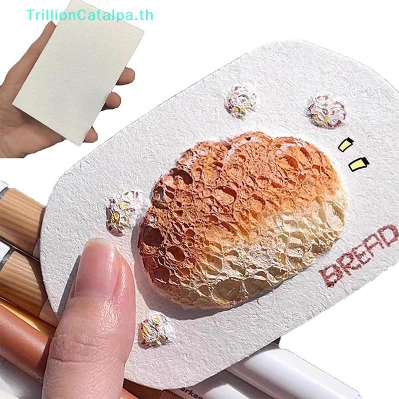 TrillionCatalpa Magic Puffy Paint, 3D Drawing Magic Canvas Sponge, Puffy Popcorn Drawing Texture Pai