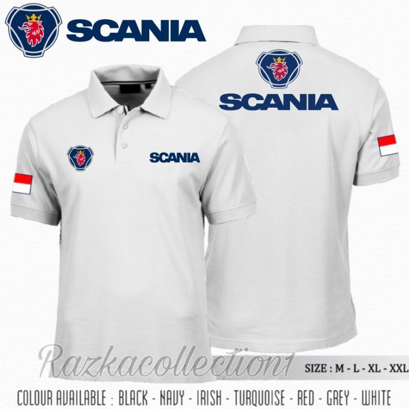 เสื้อโปโล Scania / เสื้อโปโล Jet Bus / เสื้อ Bus Mania / เสื้อ Scania Jet Bus ยานยนต์