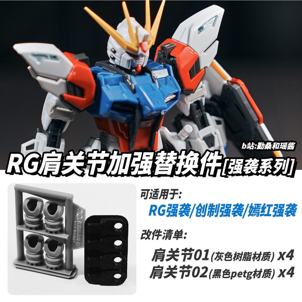 CA QSYJ RG Build Strike / Rouge Strike / Strike Use Shoulder Enhanced parts (ไม่มีฟิกเกอร์ ไม่มีรุ่น