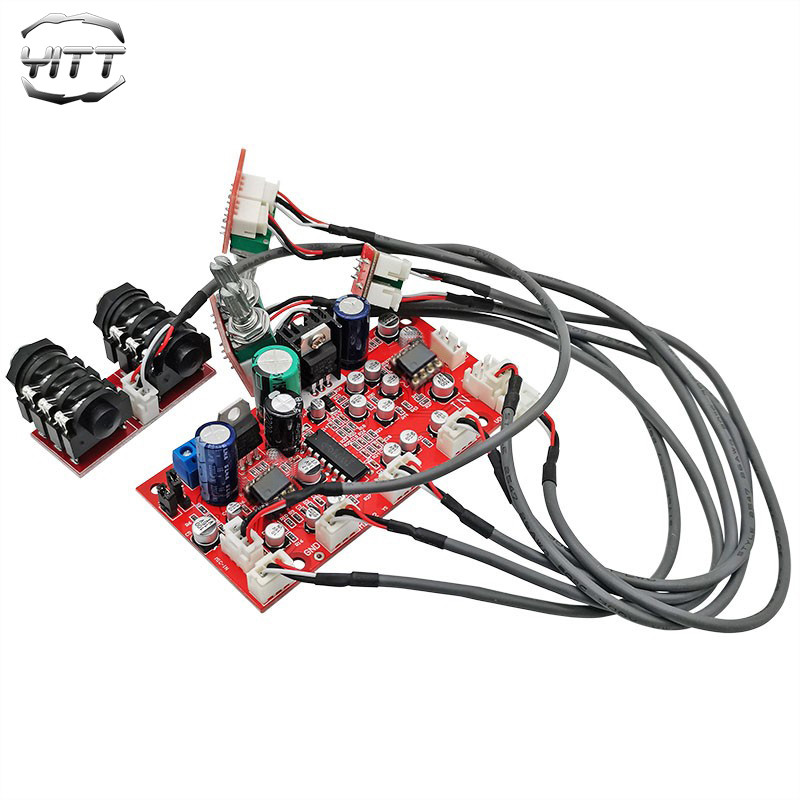 Hifi Dynamic Station ไมโครโฟนหัวไมโครโฟน Universal Preamplifier Board Audio Power Amplifier Remix Tu