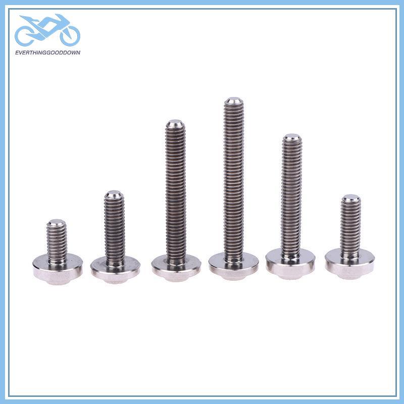 EVER M5 Titanium Alloy TC4 Butterfly Bhaped Flying Saucer เปลือกรถจักรยานยนต์ดัดแปลงพร้อมสกรูตกแต่งแ