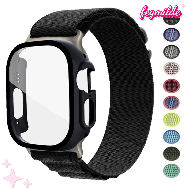 เคสสายรัดอัลไพน์ลูป for Smart Watch Iwatch Apple Watch Ultra/SE 3 2 49 46มม Series 11 10 9 8 7 6 3 5 4 45 41 44 40 42มม