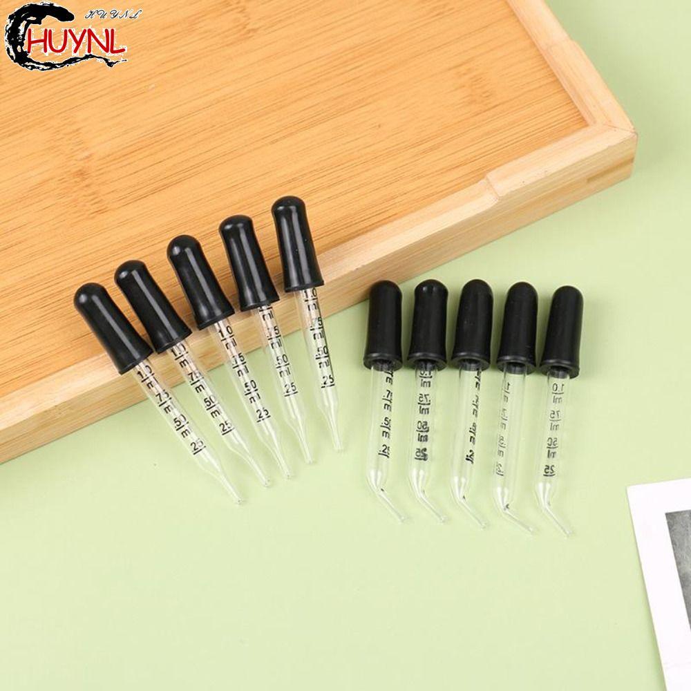 RENDZ Scale Dropper 1ml นํากลับมาใช้ใหม่ตรง/ข้อศอกน้ํามันหอมระเหย Dropper ขวดน้ํามันหลอด Dropper Tra