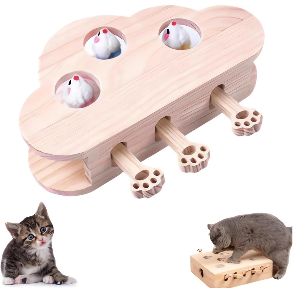 ในสต็อก Cat Scratcher และของเล่น, Cat Pop Up Toy, Cardboard Cat Scratcher พร้อมWhack A Mole สําหรับแ
