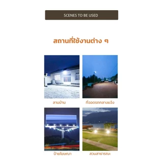 ไฟสปอตไลท์โซล่าเซลล์ 50W / 80W / 120W / 200W / 300W / 400W รุ่น MD-PT28