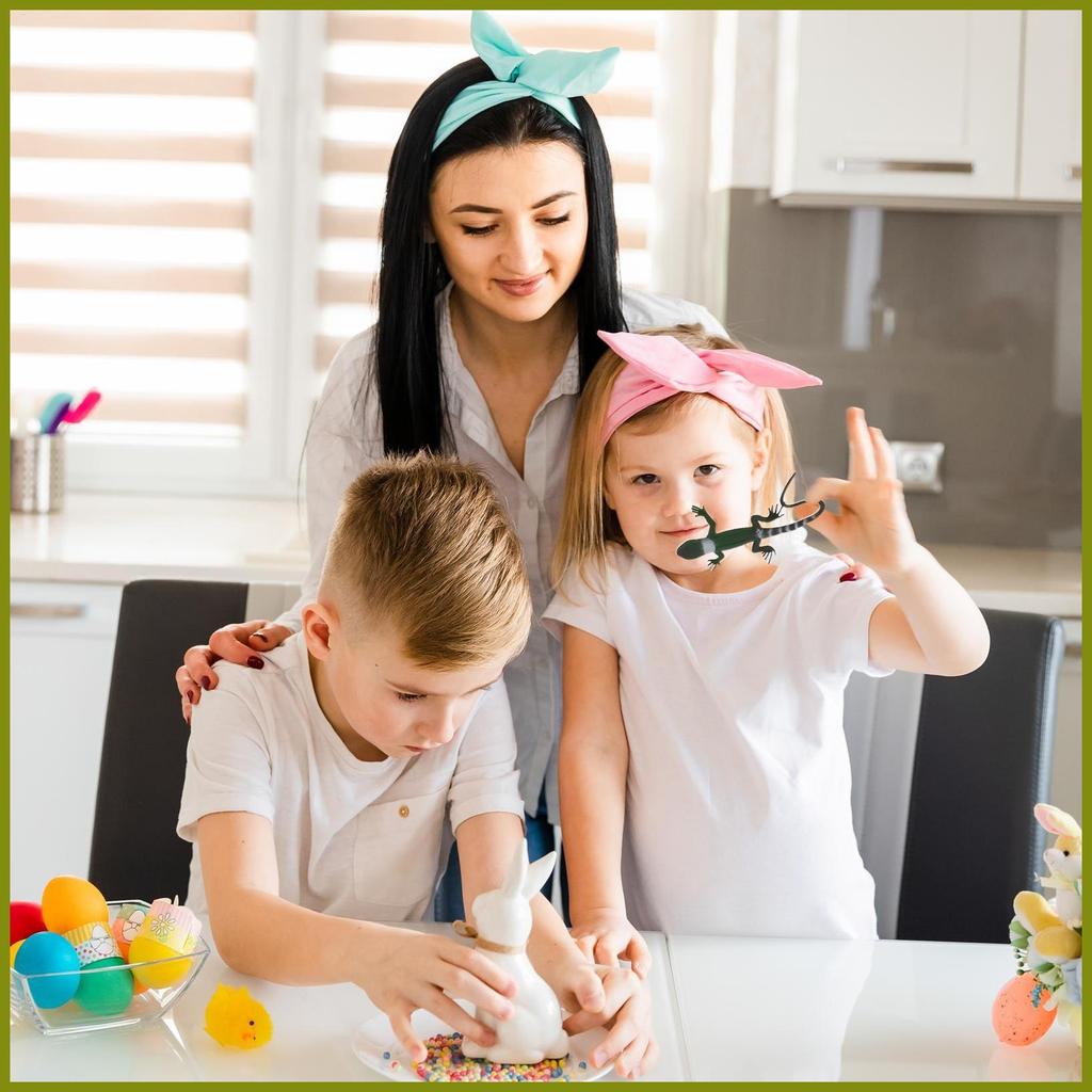 สัตว์เลื้อยคลานกิ๊บ 12 ชิ้นสมจริง Gecko Headpiece จําลอง Trick สัตว์ Headpiece สําหรับ Party คอสเพลย