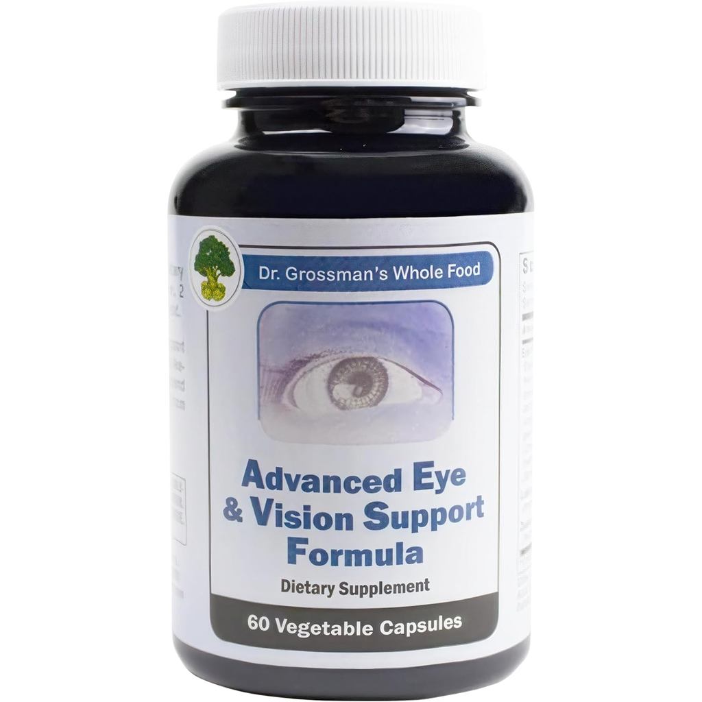 ดร. Grossmans Whole Food Advanced Eye and Vision Support Formula, อาหารเสริมสําหรับสายตา (Lutein, Ze