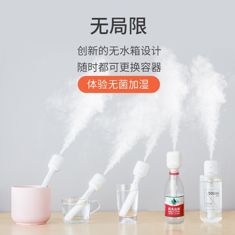 HOT DEALJisu Humidifier Mini Baby Home Dormitory Portable Small Air Low Noise Small JB07