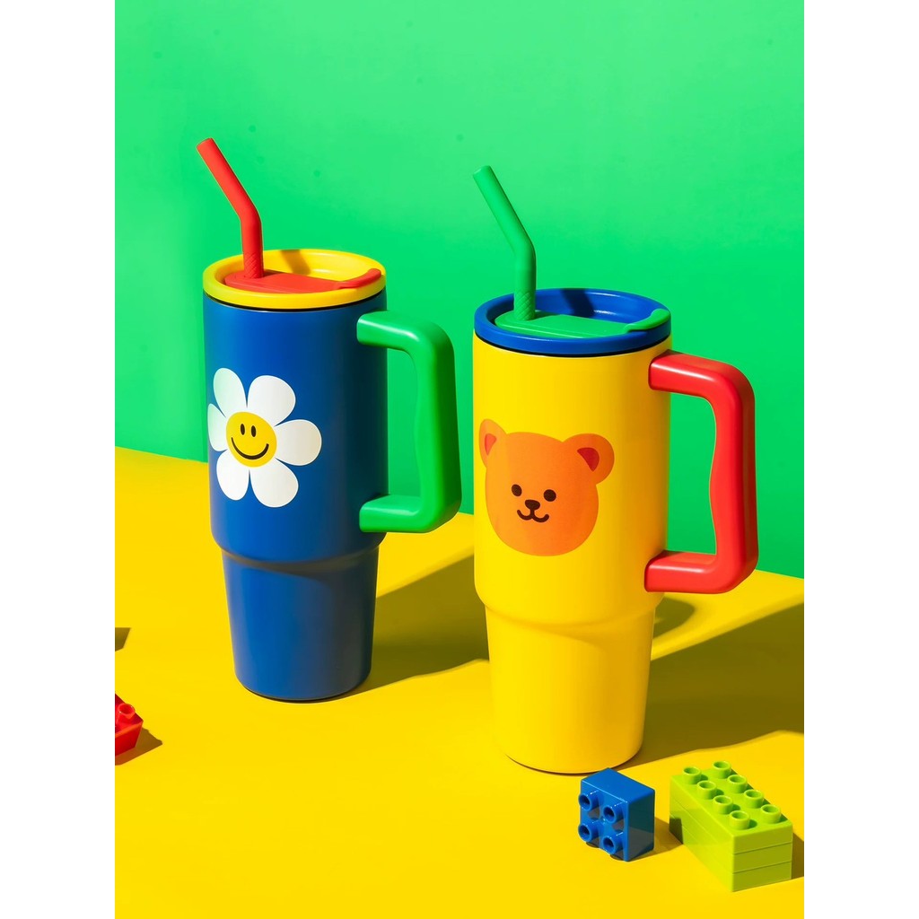 พร้อมส่งกดได้เลยจ้า🇹🇭  แก้วน้ำ Wiggle Wiggle x Glasslock  ของแท้ 💯  แบรนด์ wiggle wiggle