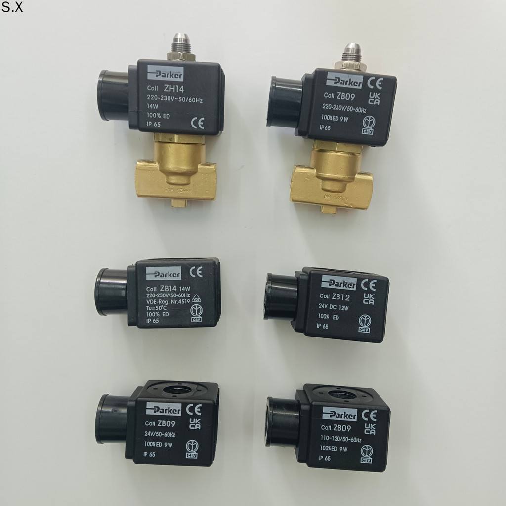 PARKER โซลินอยด์วาล์ว ZB09 ZB12 ZB14 ZH14 M8139F VE139V Ready Stock พร้อมส่ง