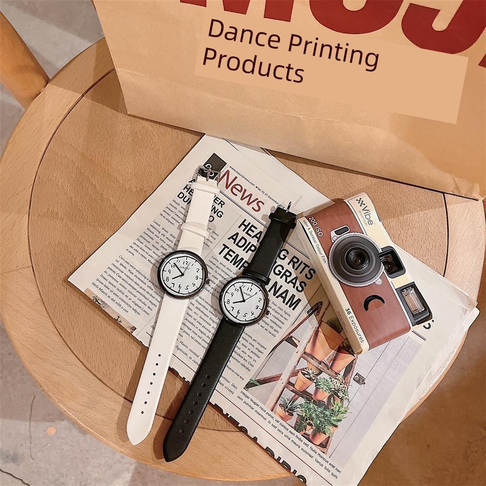 นาฬิกาผู้หญิงแฟชั่นเรียบง่ายหรูหราสบายๆโมริคู่คู่ของนักเรียนมัธยมอาวุโสนาฬิกาควอทซ์มูลค่าสูงสําหรับผ