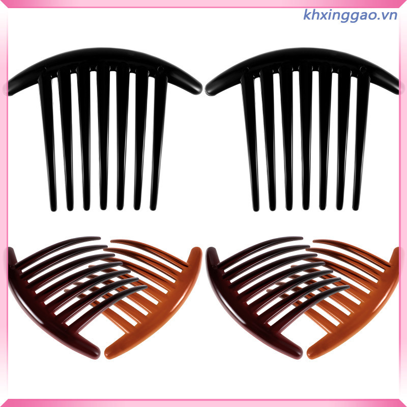 6 ชิ้นฟัน Teasing Comb อุปกรณ์จัดแต่งทรงผมหวีสําหรับผู้หญิงอุปกรณ์เสริมด้านข้าง French khxinggao