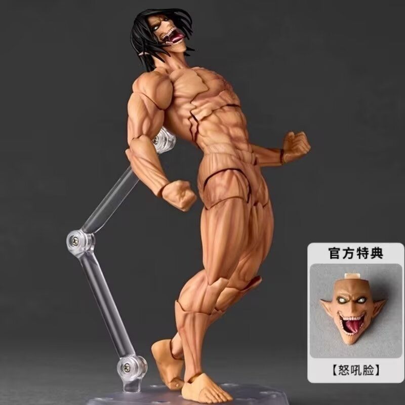 【พร้อมส่ง】revoltech attack on titan อัลเลน Kai giant beast titan attack on titan figure figma attack