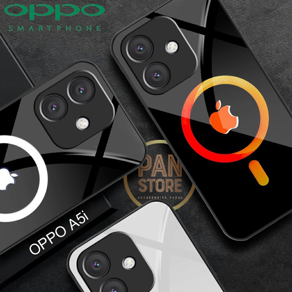 Softcase Glass Case สําหรับ Oppo A5i เคสและตัวป้องกันกล้อง Oppo A5i Casing hp