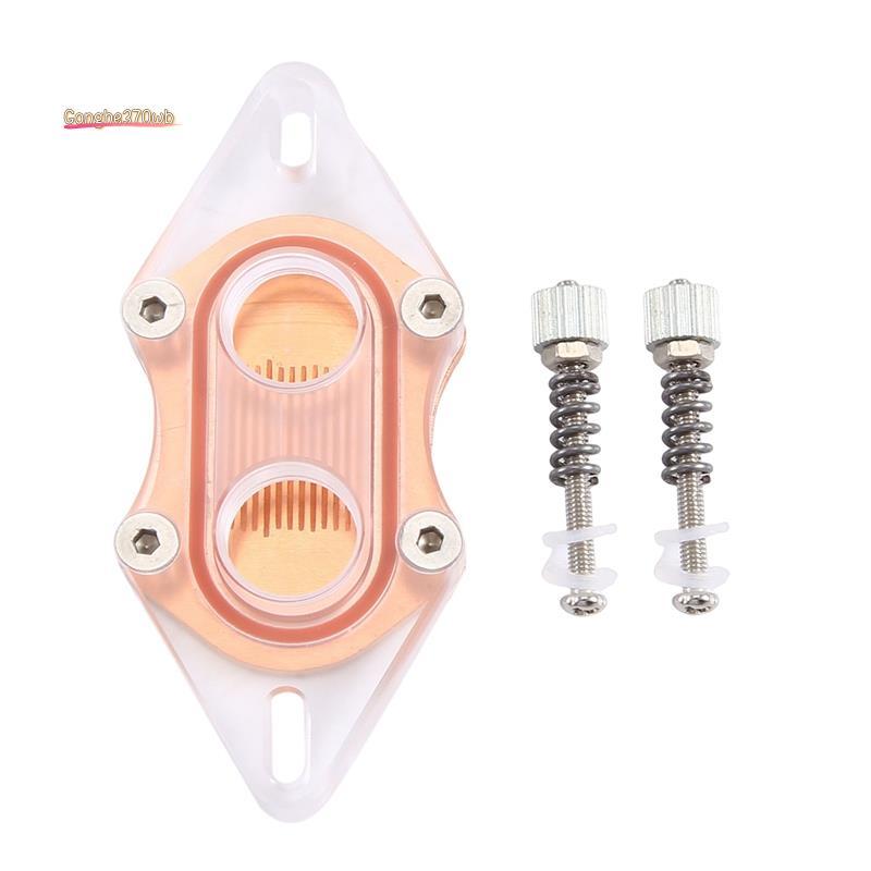 CPU Water Cooling Block Cooler อะคริลิคโปร่งใส South Bridge Northbridge Block สําหรับคอมพิวเตอร์ CPU