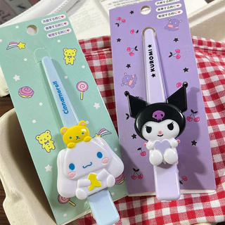 การ์ตูน Sanrio Kitty Cat /Kuromi กิ๊บติดผมปากเป็ดขนาดใหญ่สําหรับผู้หญิง 2024 เครื่องประดับผมหน้าม้าด้านข้างใหม่