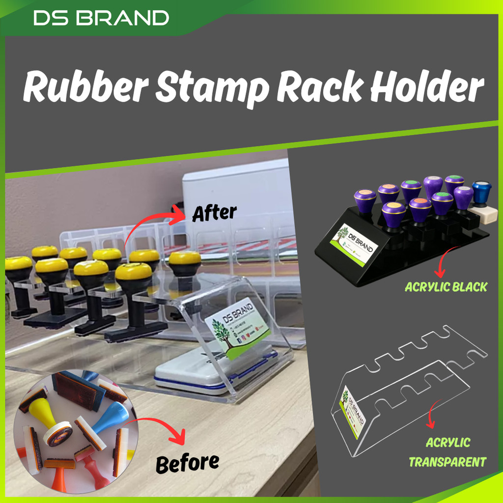 ที่วางตรายาง อะคริลิค / รักคอป Getah Office Counter DS BRAND E