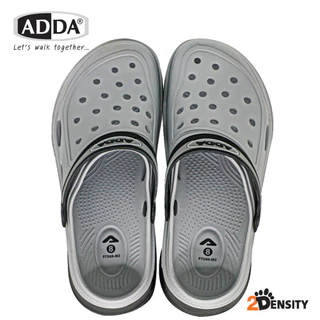 [ฟรี ตัวติดรองเท้ามีรู]รับประกันสินค้าของแท้ ADDA 2density รองเท้าแตะ รองเท้าลำลอง สำหรับผู้ชาย แบบสวมหัวโต รุ่น 5TD88M2