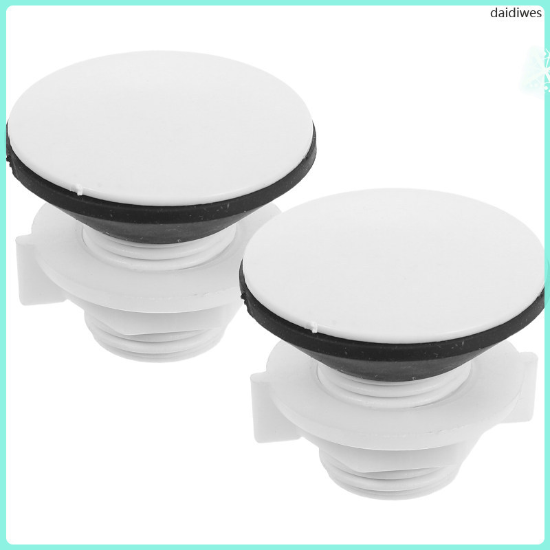 🚽 2Pcs ปลั๊กแทงค์ชักโครกพลาสติก 1/2 Inch อุปกรณ์เสริมห้องน้ำ Water Tower