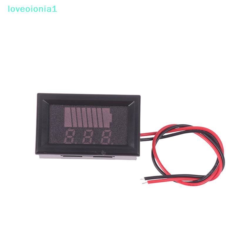 loveoionia1 Charge ตัวบ่งชี้ระดับ 12V 24V 36V 48V 60V ความจุเครื่องทดสอบ Blue Display LED เครื่องทดส