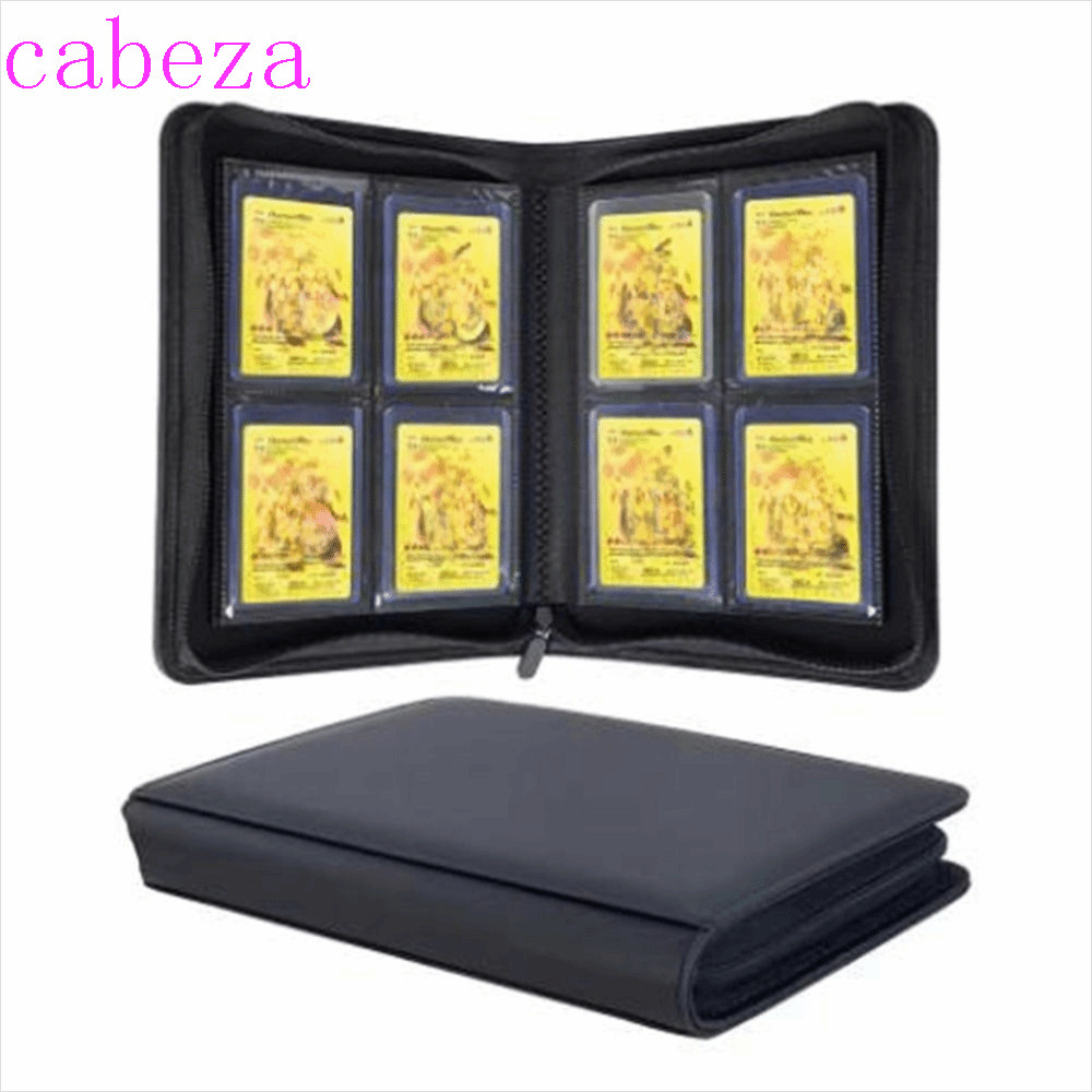 CABEZA Toploader อัลบั้ม, 112 Toploader PU Toploader Binder, กล่องเก็บการ์ด 4 กระเป๋ากันฝุ่นขนาดใหญ่