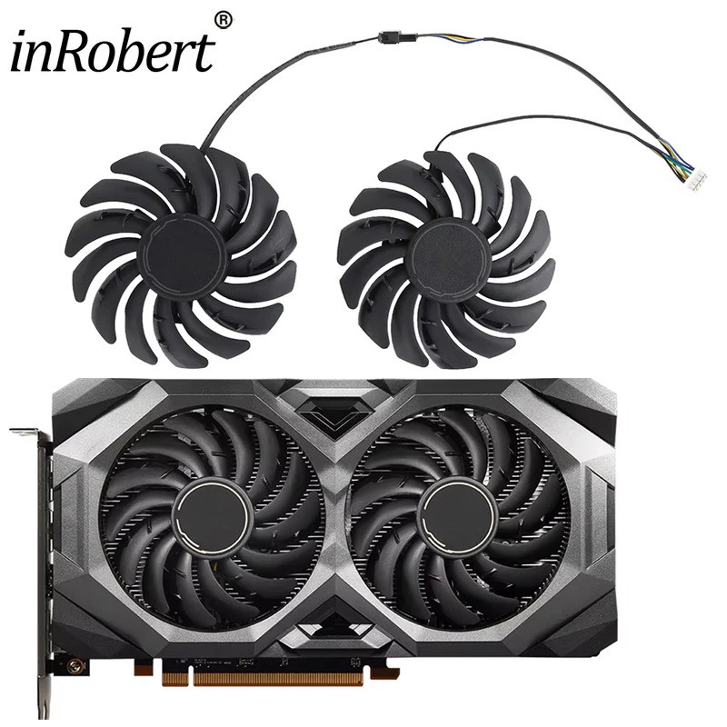 IiNew 87 มม.PLD09210S12HH RX5600 RX5700 Cooler พัดลมสําหรับ MSI RADEON RX 5600 5700 XT MECH OC กราฟิ