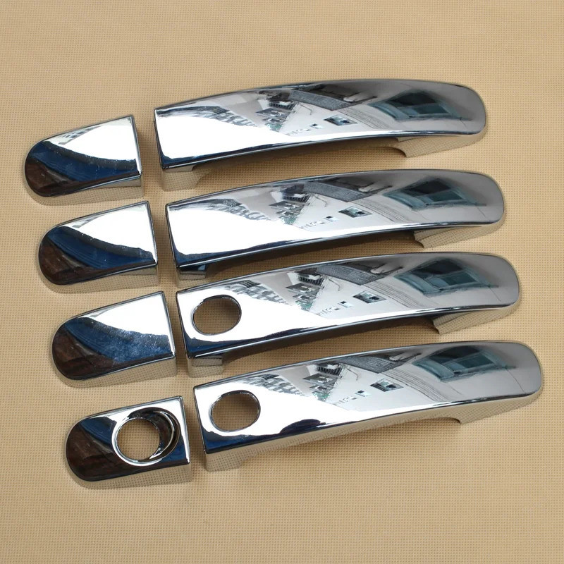 ฝาครอบมือจับประตู Keyless สําหรับ Ford Kuga Escape 2013-2019 Chrome Overlay