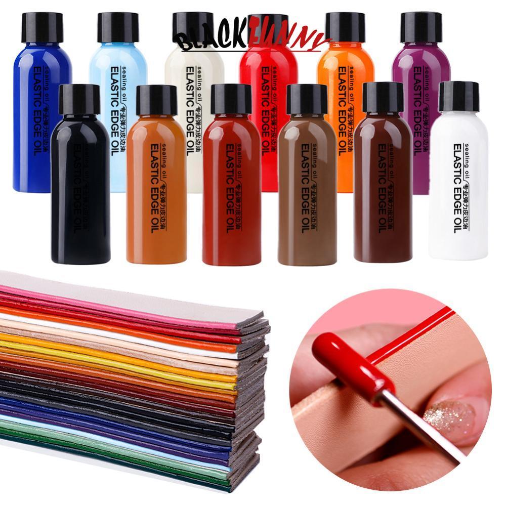 BLACKFUNNY 30ml Matte Leather Edge Paint Elastic Edge Coating สําหรับกระเป๋าหนัง Edge Finishing Pain