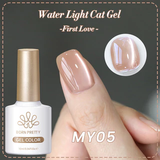 【Local】BORN PRETTY Super Shine Nude Water Light Cat Eyes เล็บเจลโปแลนด์ Magnetic Soak Off UV LED Varnis กึ่งถาวร