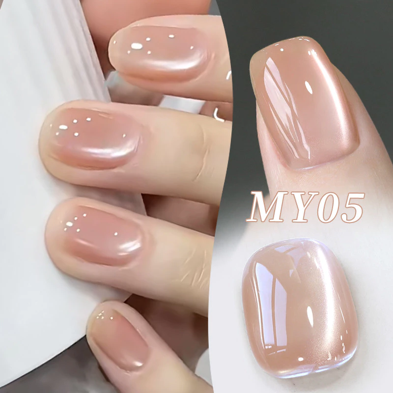 【Local】BORN PRETTY Super Shine Nude Water Light Cat Eyes เล็บเจลโปแลนด์ Magnetic Soak Off UV LED Varnis กึ่งถาวร