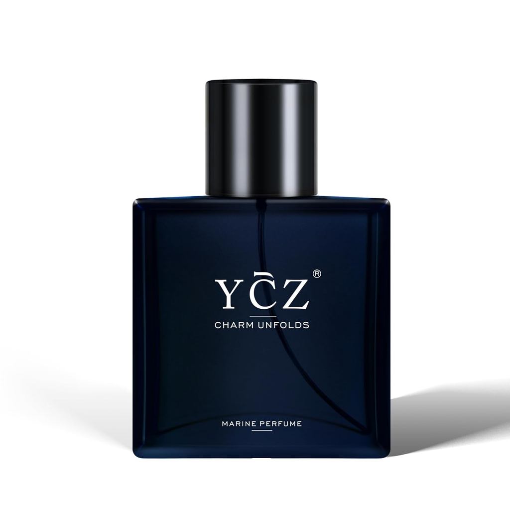 Ycz Charm Exhibition Ocean Mens Perfume, 1.7 oz.Lasting Mens Perfume, Oriental Woody Fragrance-Ideal