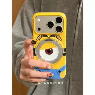 Overalls Cyclops 360 วงเล็บหมุนได้เหมาะสําหรับ 17promax เคสโทรศัพท์ iphone16 เคสกันกระแทก