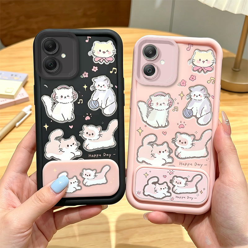 SAMSUNG เคสสําหรับSamsung a06 a04 a04s a04e a05s a05 a07 A17 a16 5Gเคสโทรศัพท์Softcaseกันกระแทกออกแบ