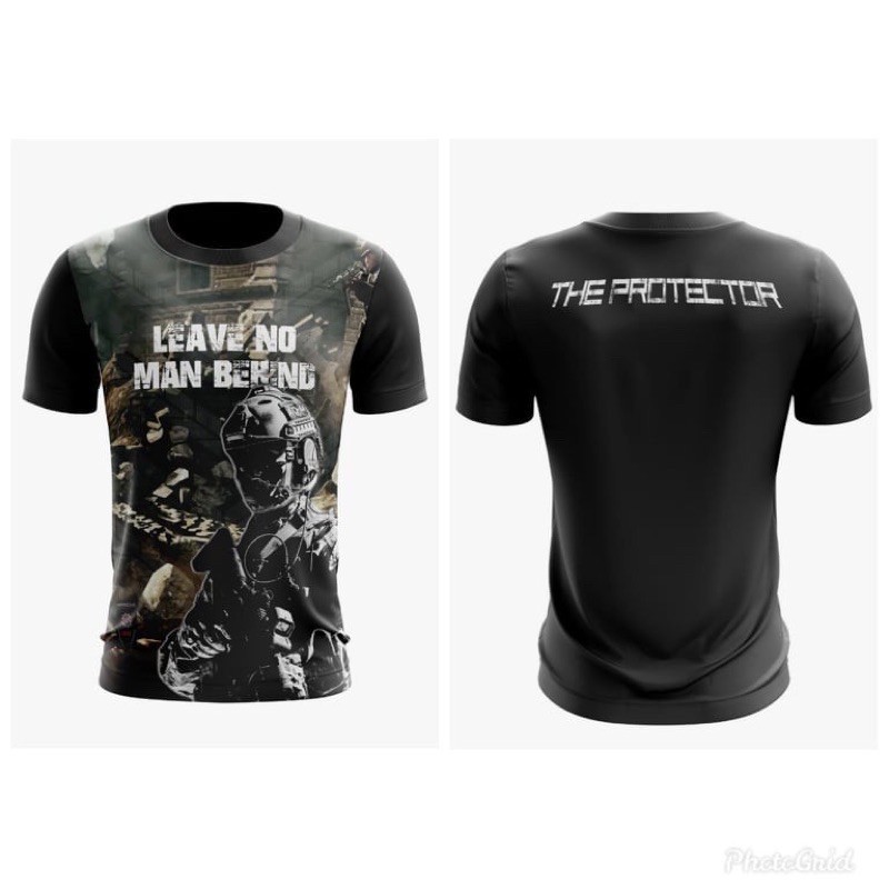 เสื้อยืดยุทธวิธี Leave No Man Behind Tshirt Jersey