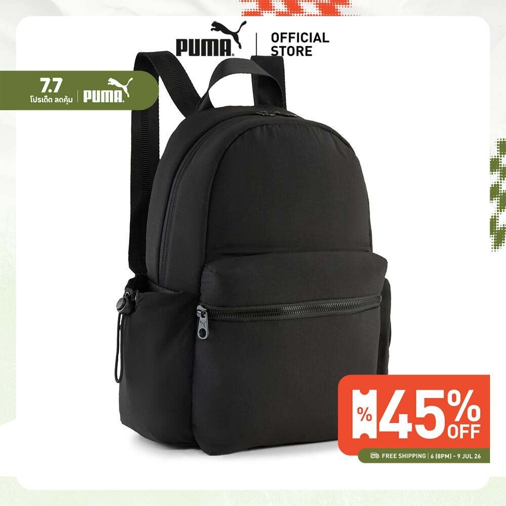 PUMA Basics กระเป๋าเป้ HER Small 13L สำหรับเด็กโต สีดำ - 09171401