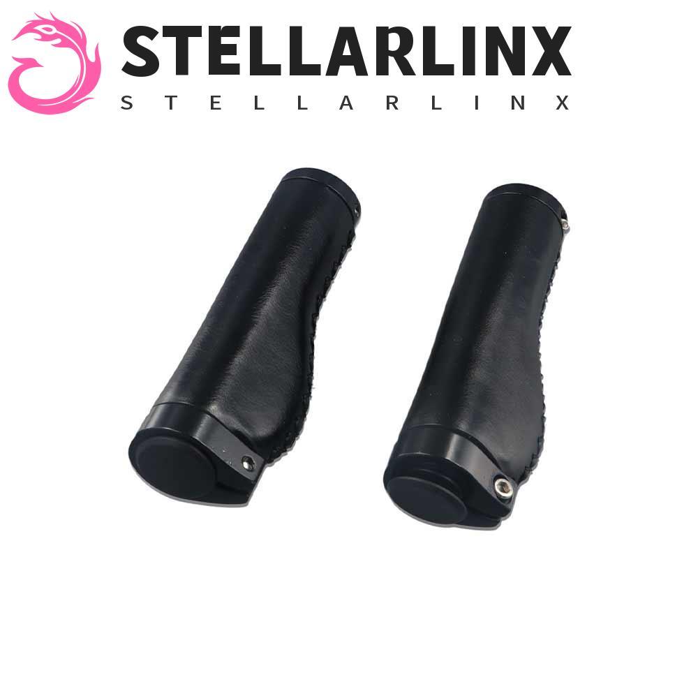 STELLARLINX จักรยาน Retro Grips Mountain MTB Cuffs MTB Handlebar ฝาครอบ Vintage ขี่จักรยานล็อคบาร์ E