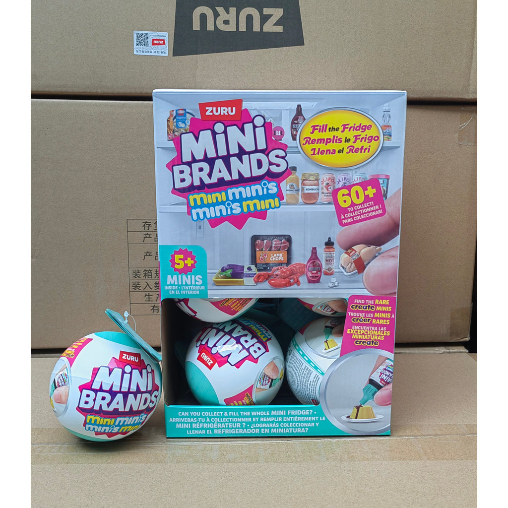 【พร้อมส่ง】mini fridge toy mini brands miniature toys Surprise blind box set play house