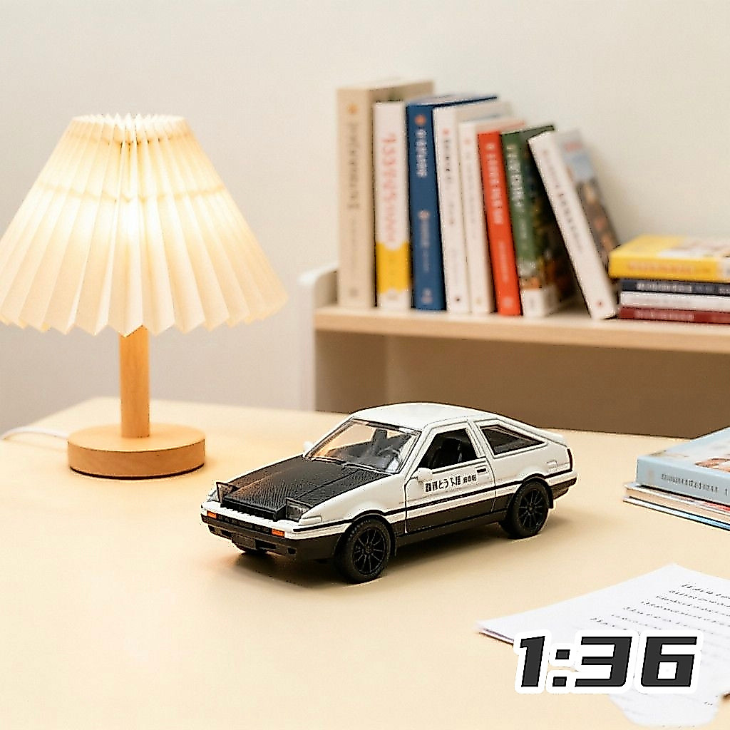 DL 1:36 AE86 โมเดลรถสปอร์ตโลหะผสม
