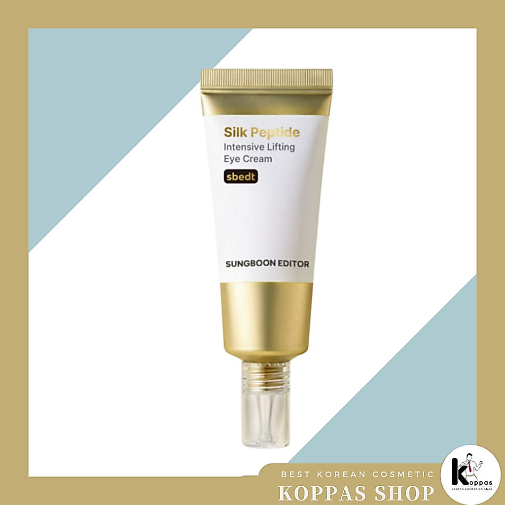[Sungboon Editor] Silk Peptide Intensive Lifting Eye Cream, 50ml, 1 ชิ้น / ครีมบํารุงรอบดวงตาเกาหลี