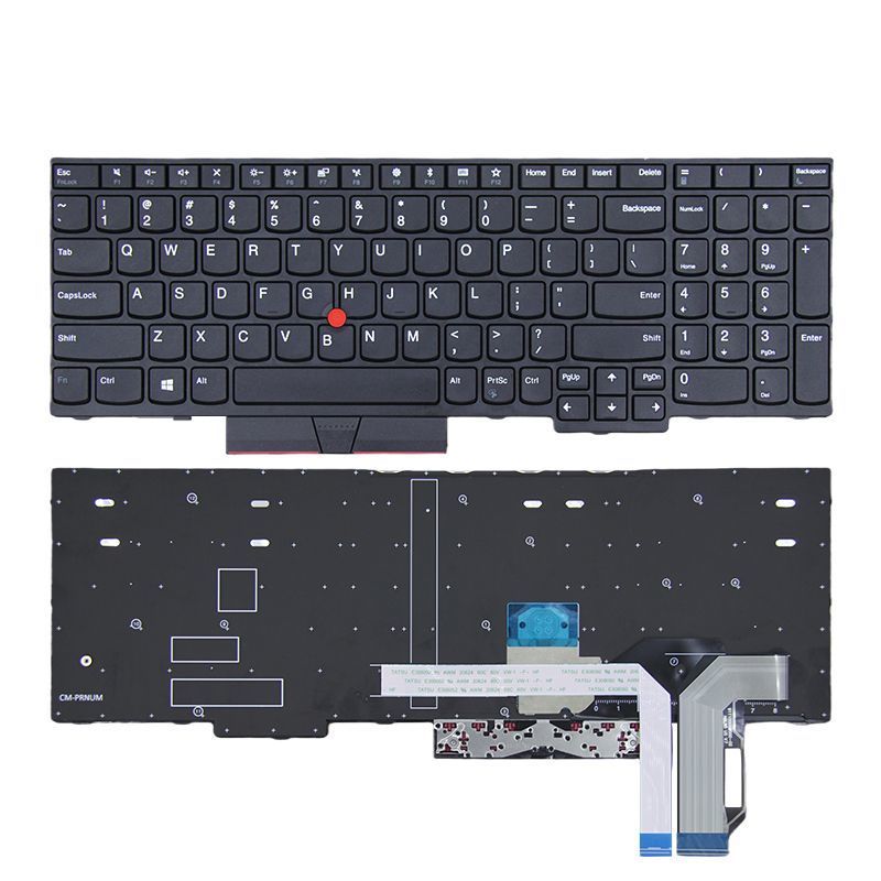 ใช้บังคับ Thinkpad เลโนโว E580 E590 คมชัด590 L590 P73 L595 L580 T580S คีย์บอร์ด